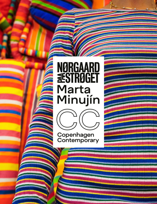 Together with Copenhagen Contemporary, Nørgaard paa Strøget has designed a #101 t-shirt inspired by artist Marta Minujín’s colorful universe