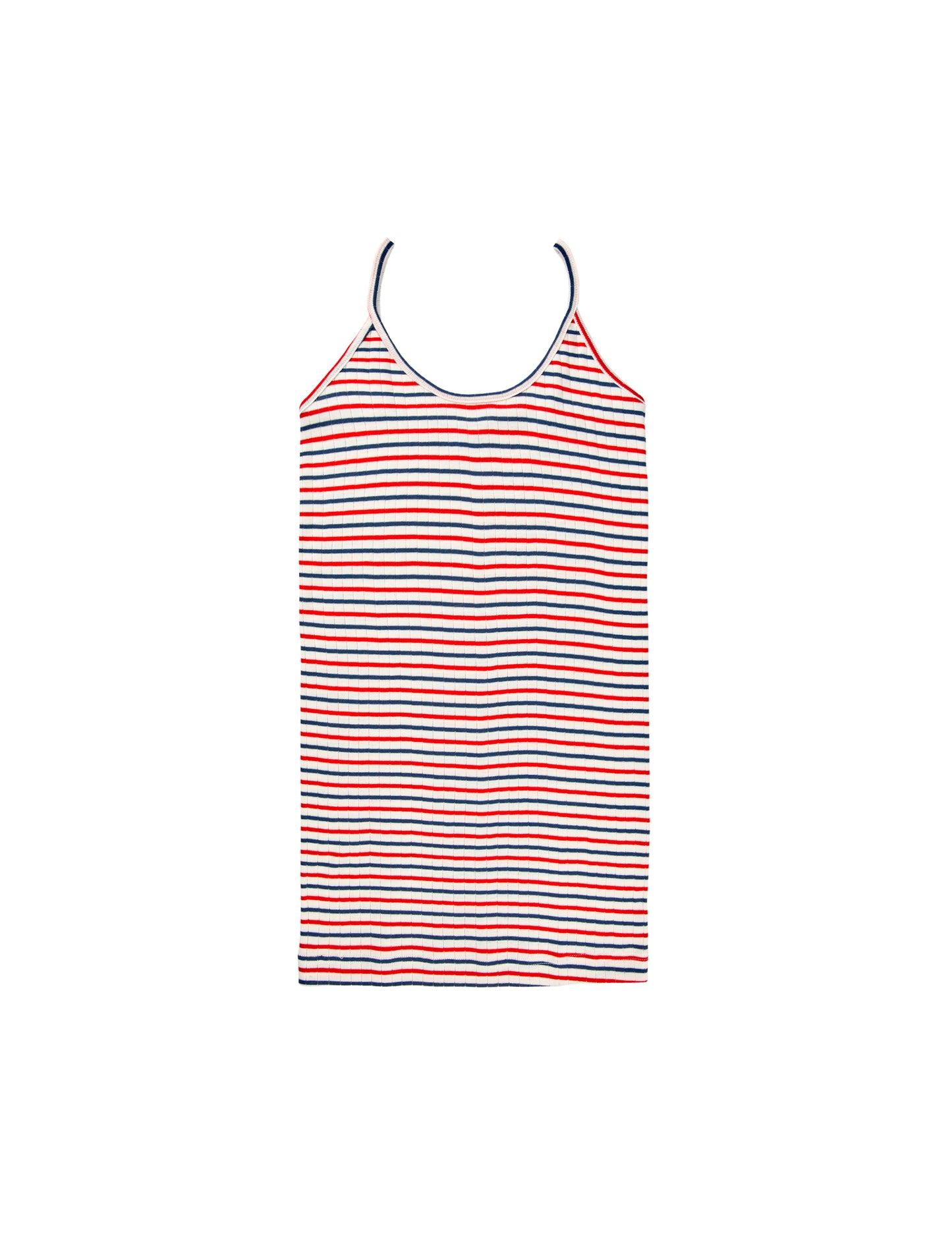 NPS Strap Top Tricolore, Ecru/Red/Marine