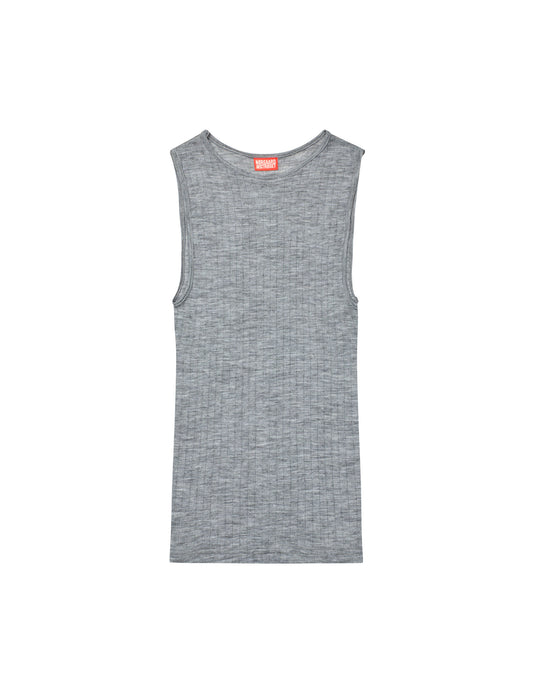 NPS Tank Top Wool, Grey Melange