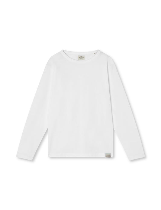 Fine Jersey Thorlino L/S Tee FAV,  White