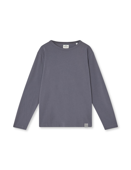 Fine Jersey Thorlino L/S Tee FAV, Dark Grey