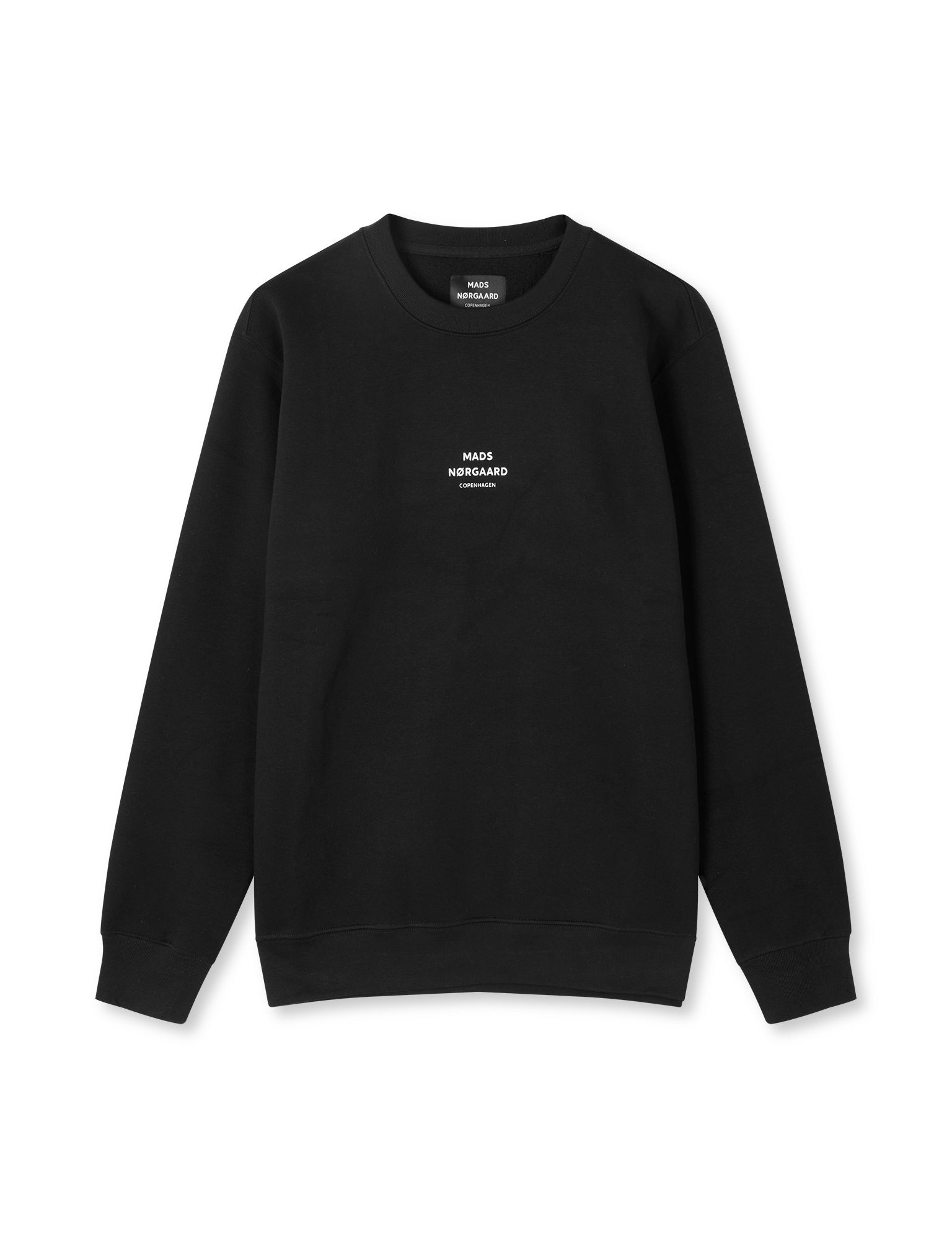 Standard Crew Logo Sweat, Black – MADS NØRGAARD – COPENHAGEN