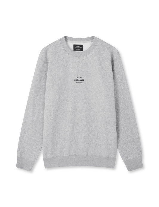 Standard Crew Logo Sweat, Grey Melange