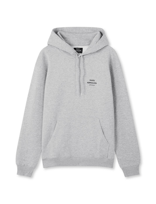 Standard Hoodie Logo Sweat, Grey Melange