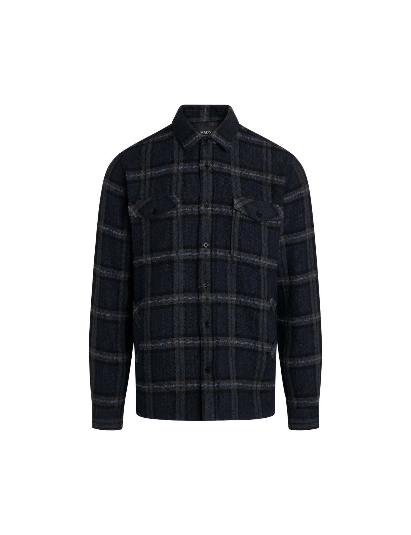 Boucle Check Sten Shirt,  Navy