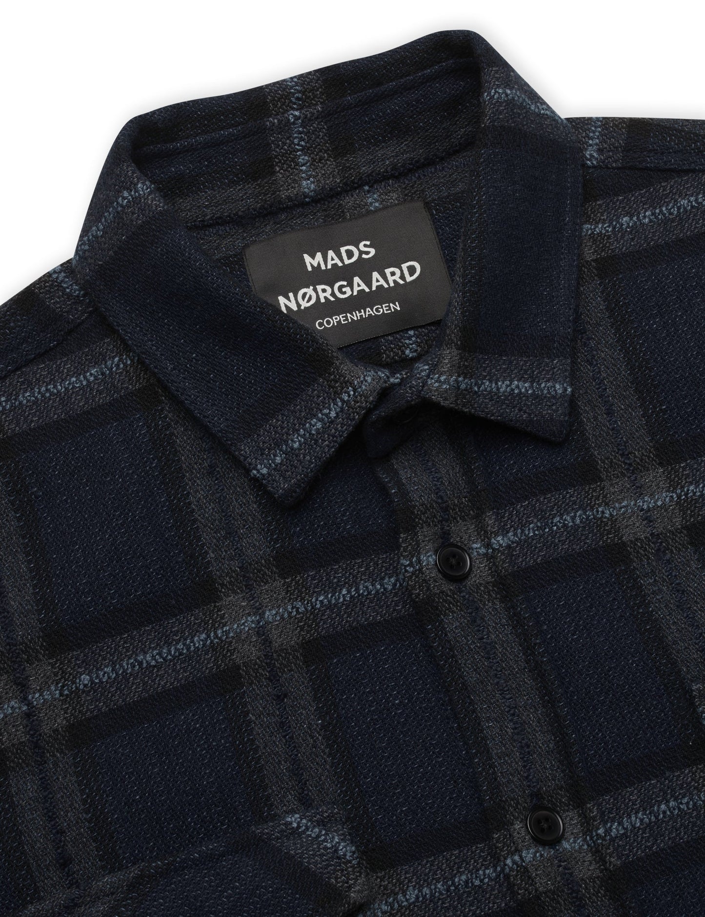 Boucle Check Sten Shirt,  Navy