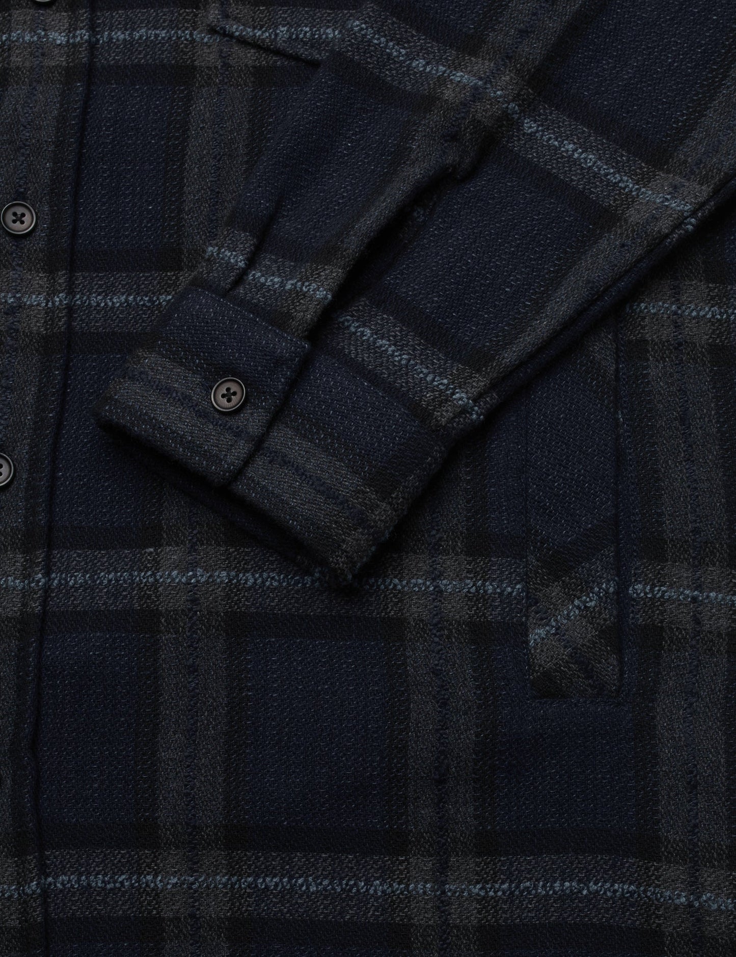 Boucle Check Sten Shirt,  Navy