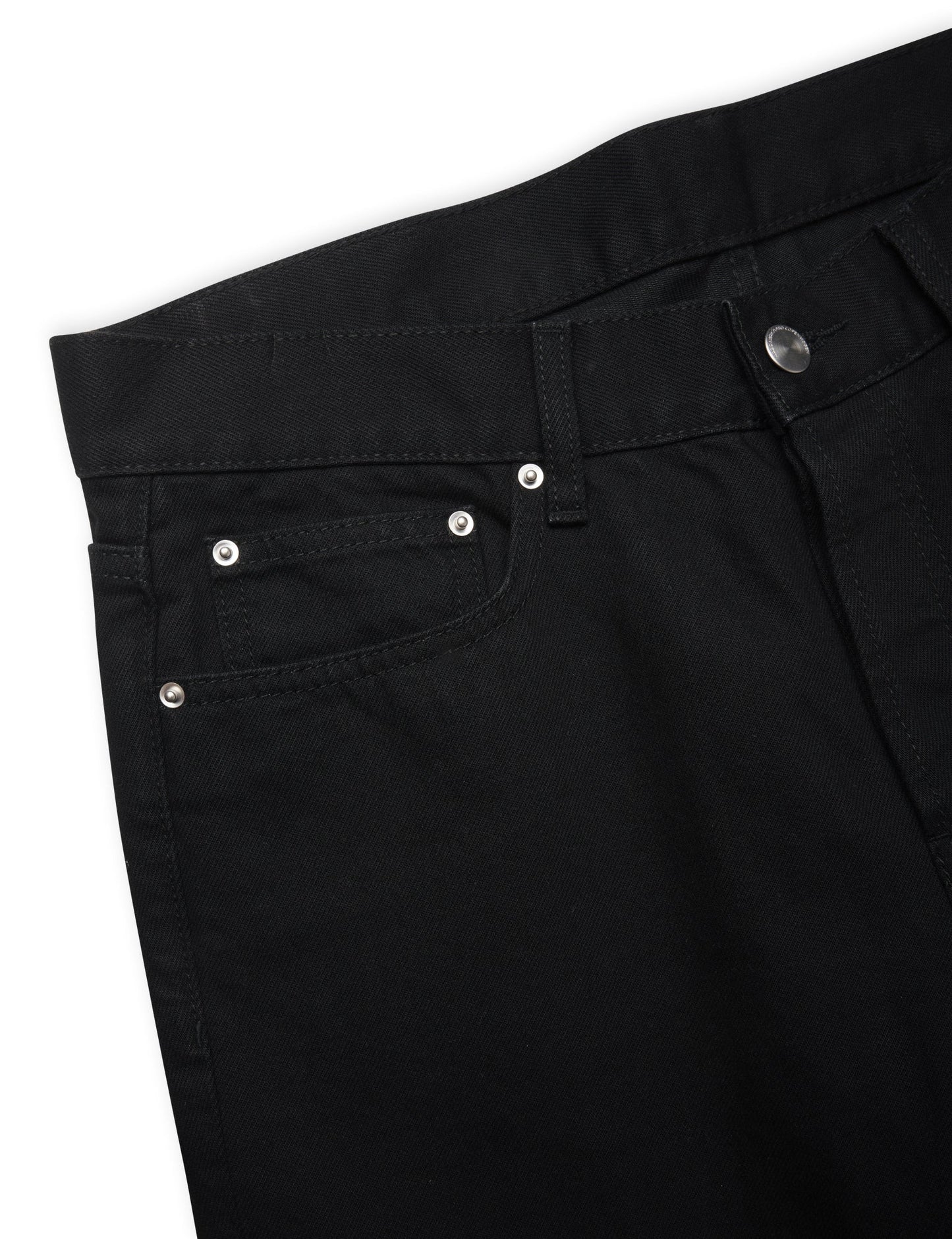 Organic Black Jas Jeans, Black Rinse