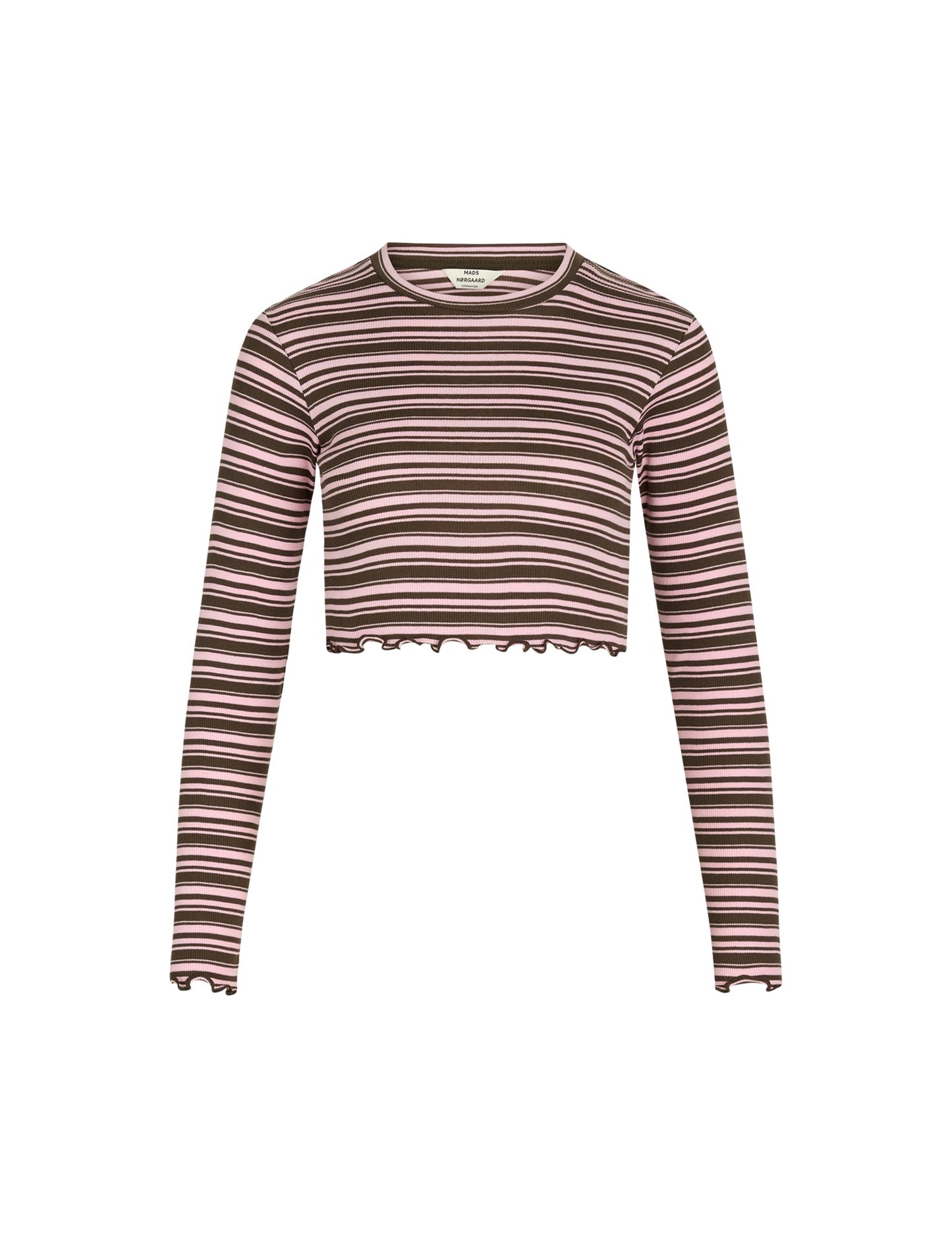 2x2 Cotton Stripe Tira Top,  Pink Lavender/Wren