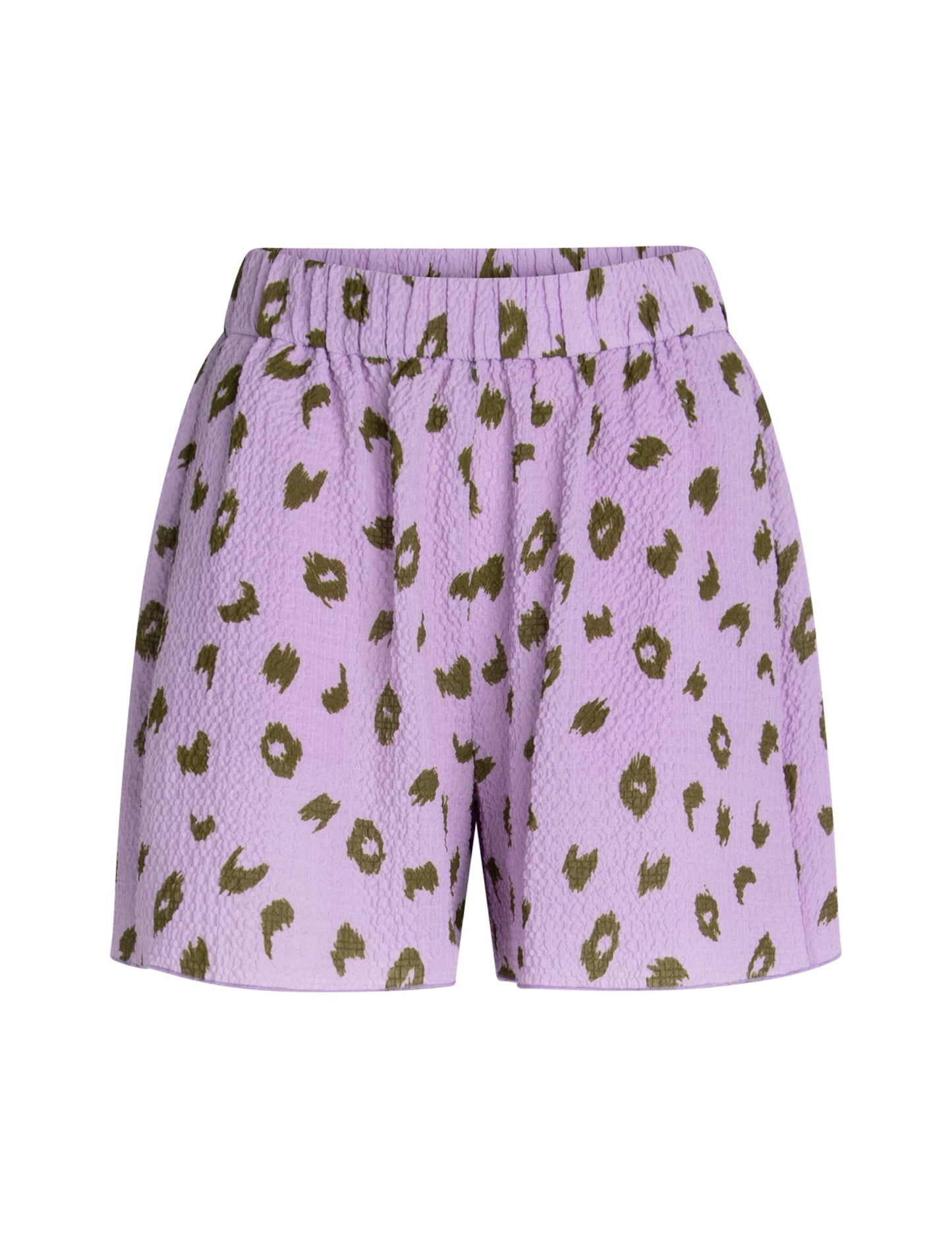 Bumpy Flower Pirna Shorts,  Brushed Dot AOP Lavendula