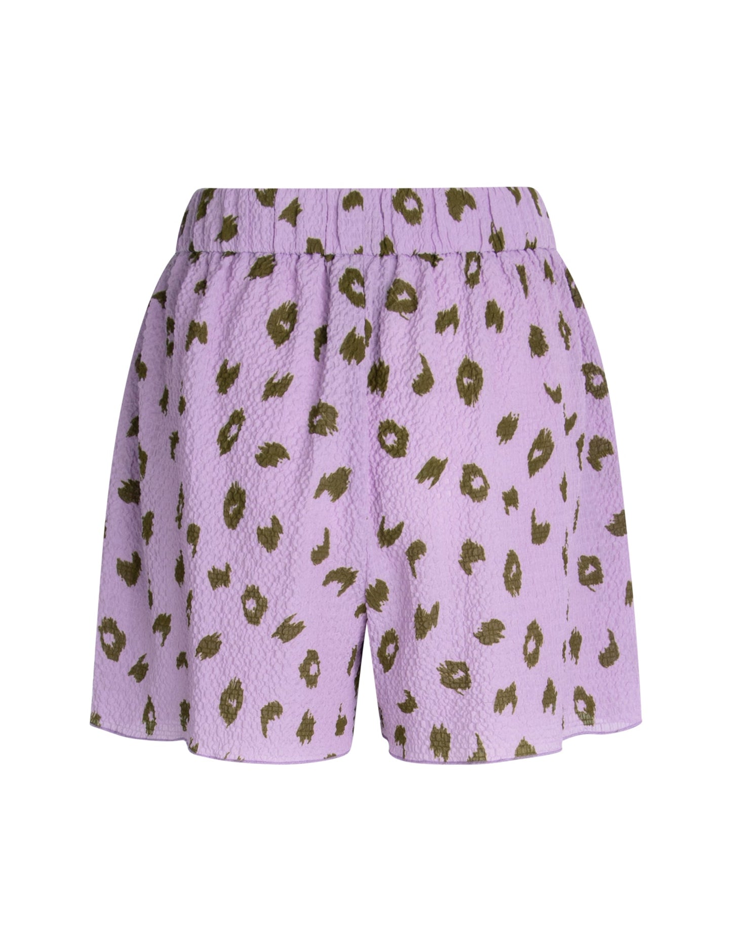 Bumpy Flower Pirna Shorts,  Brushed Dot AOP Lavendula