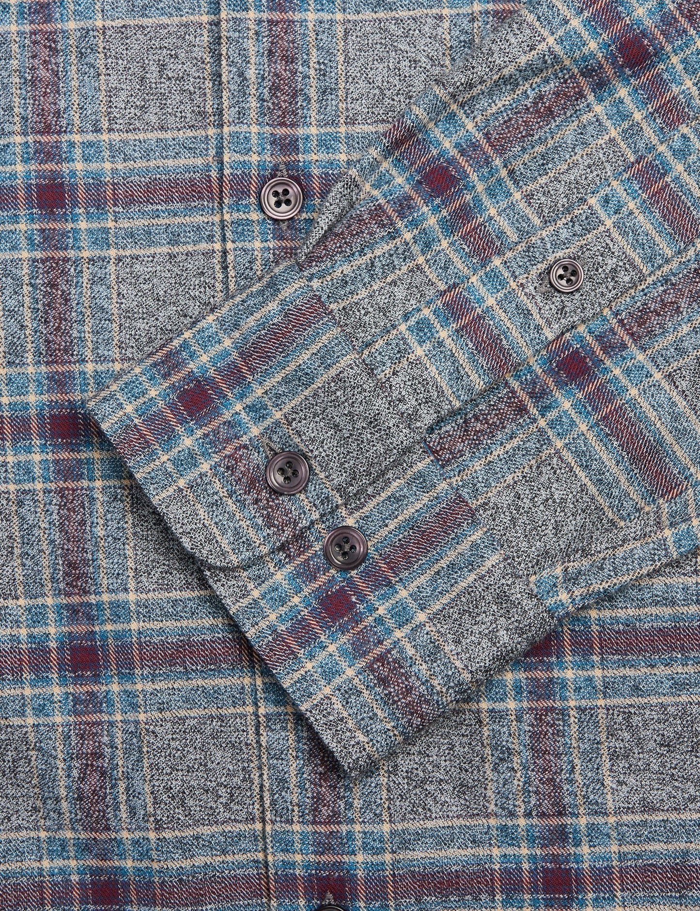 Moulin Sune Shirt, Grey Mel Check