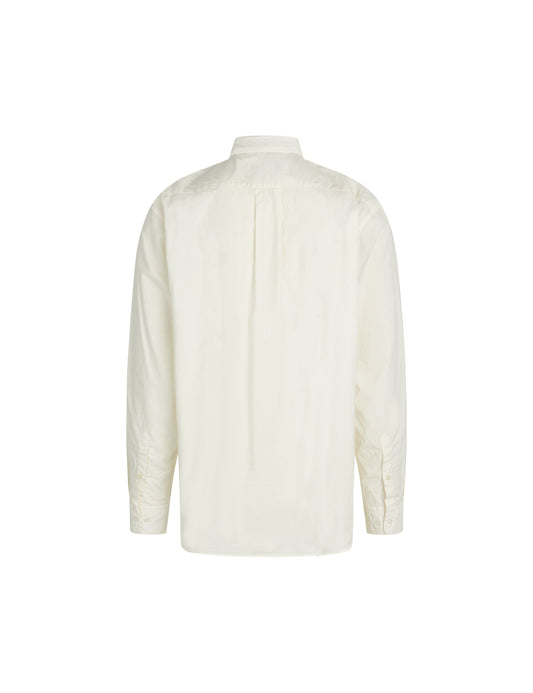 Cotton Poplin Malte Shirt,  Marshmallow