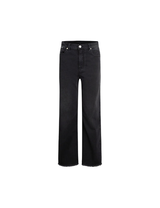 Washed Black/Black Loozy Pants,  Washed Black