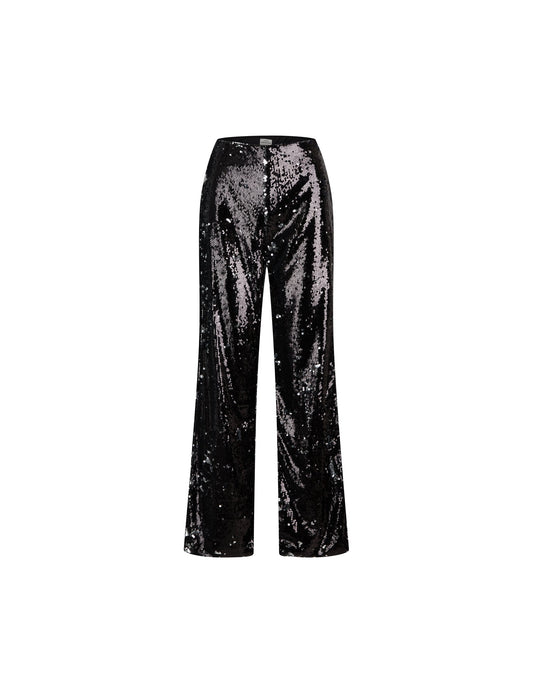 Neo Sequins Penelope Pants,  Black/Silver