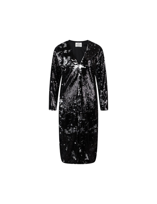 Neo Sequins Phalia Dress,  Black/Silver