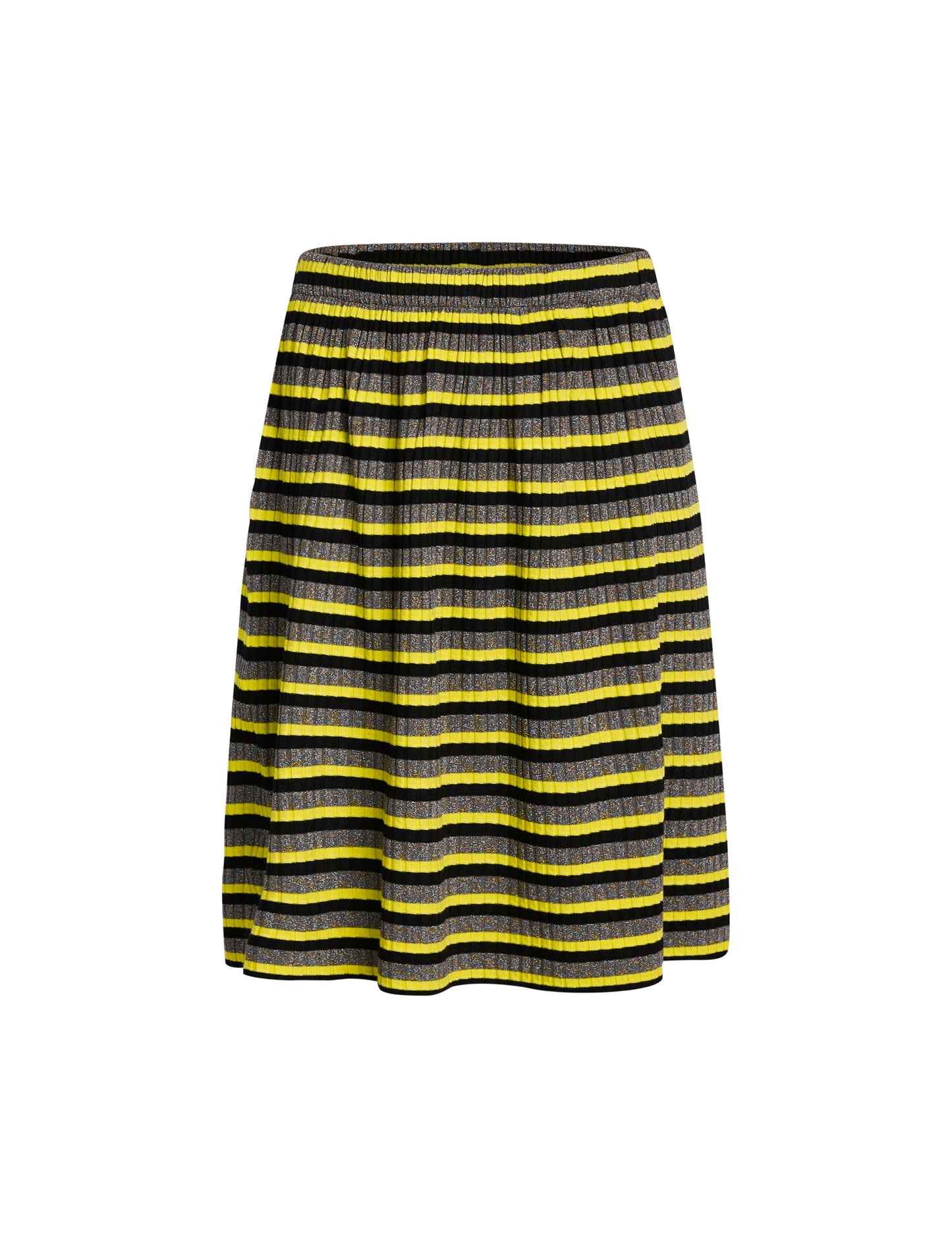 5x5 Lurex Stripe Sagalina Skirt,  5x5 Stripe Winter Moss