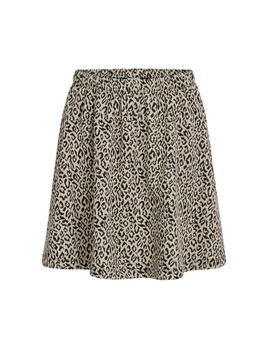 Jaquard Lurex Skylino Skirt,  Black Leo