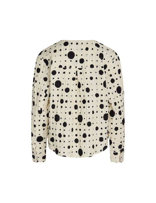 Chakra Fleur Shirt AOP,  Dot Play AOP/Vanilla Ice