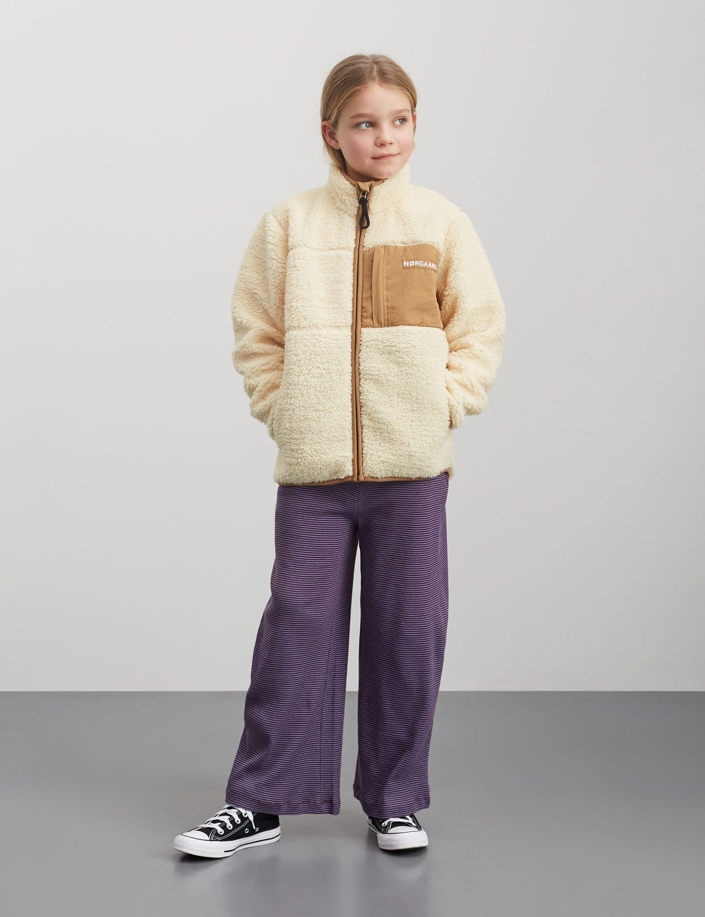 Teddy Fleece Jeffo Jacket, Vanilla Custard