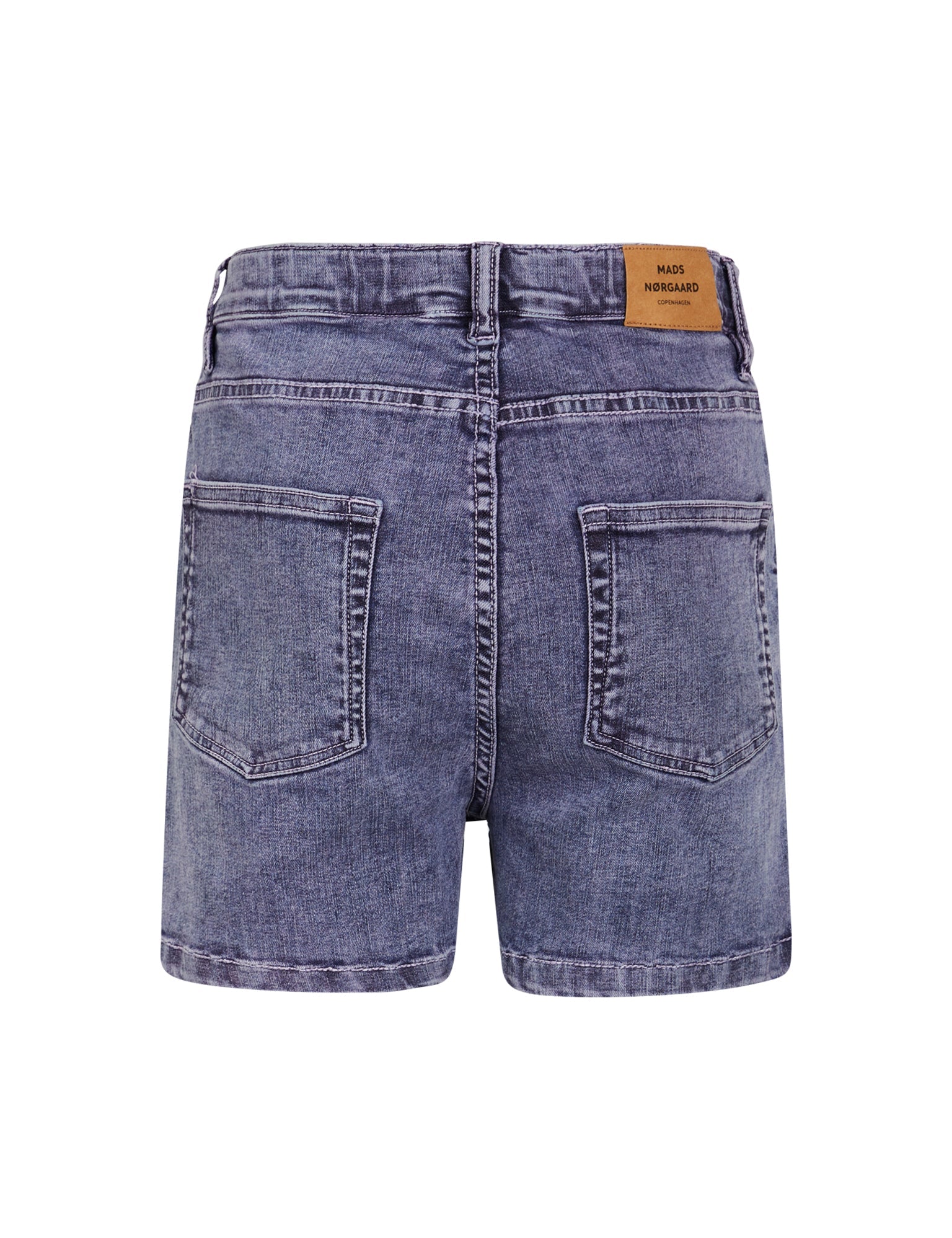 Dark purple denim store shorts