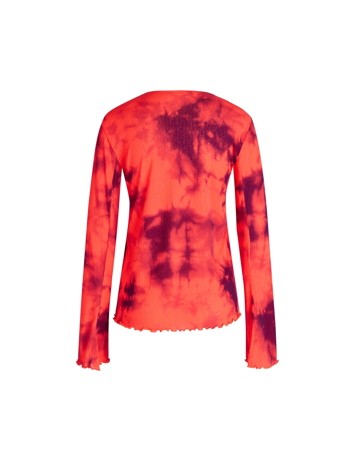 Cher Harlow Top AOP,  Tie Dye AOP/Orange Clown Fish