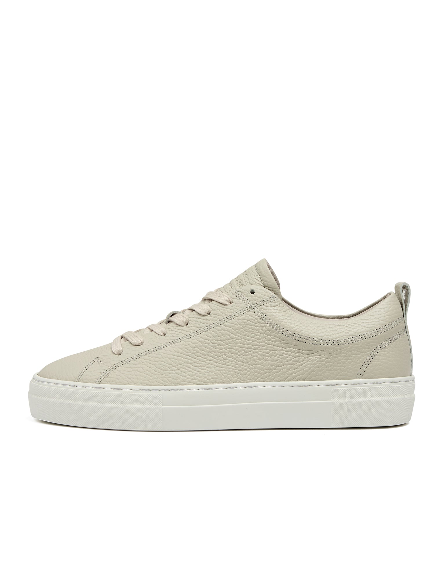 Tumbled Leather Mylo Sneaker Vintage Khaki MADS N RGAARD