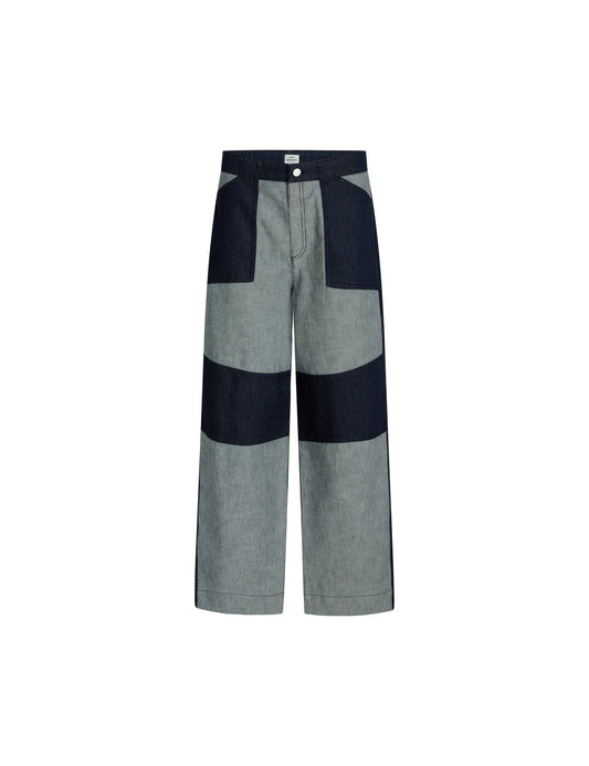 Milk Krauer Block Pants,  Estate Blue/Cloud Dancer