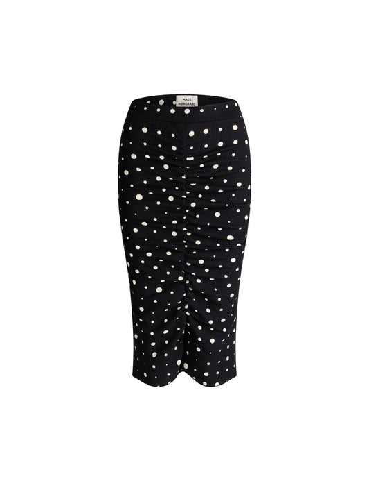 Pollux Simma Skirt AOP,  Mini Dot Play AOP/Black