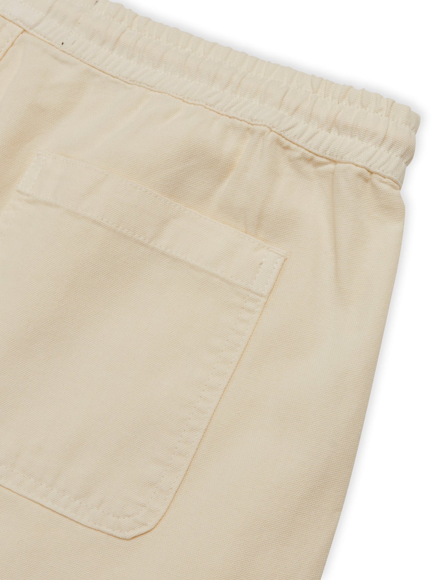 Dyed Canvas Beach Shorts,  Vanilla Ice