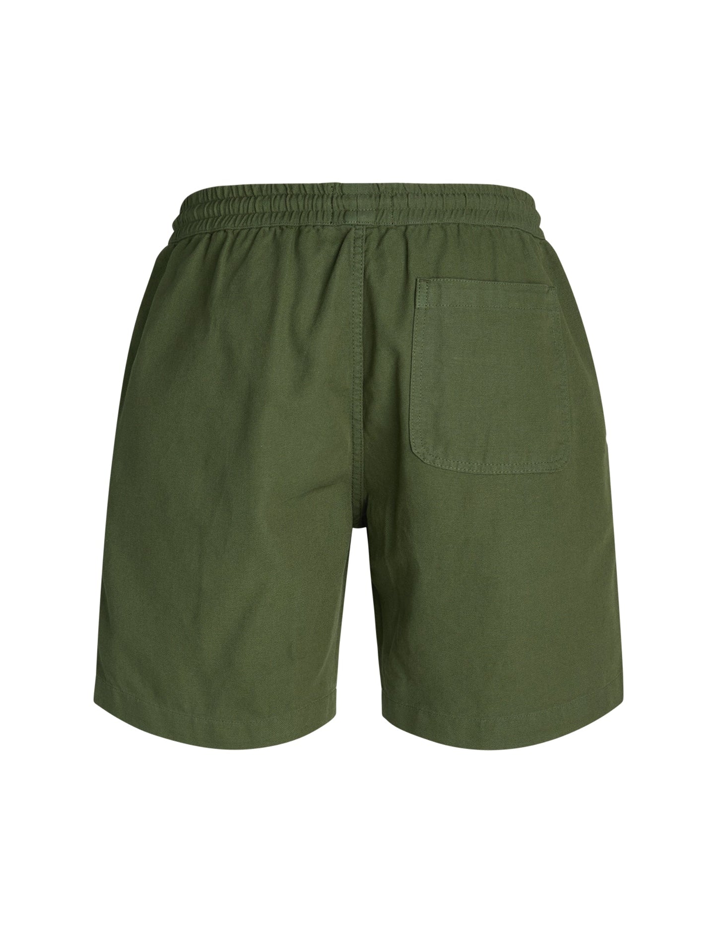 Dyed Canvas Beach Shorts,  Olivine