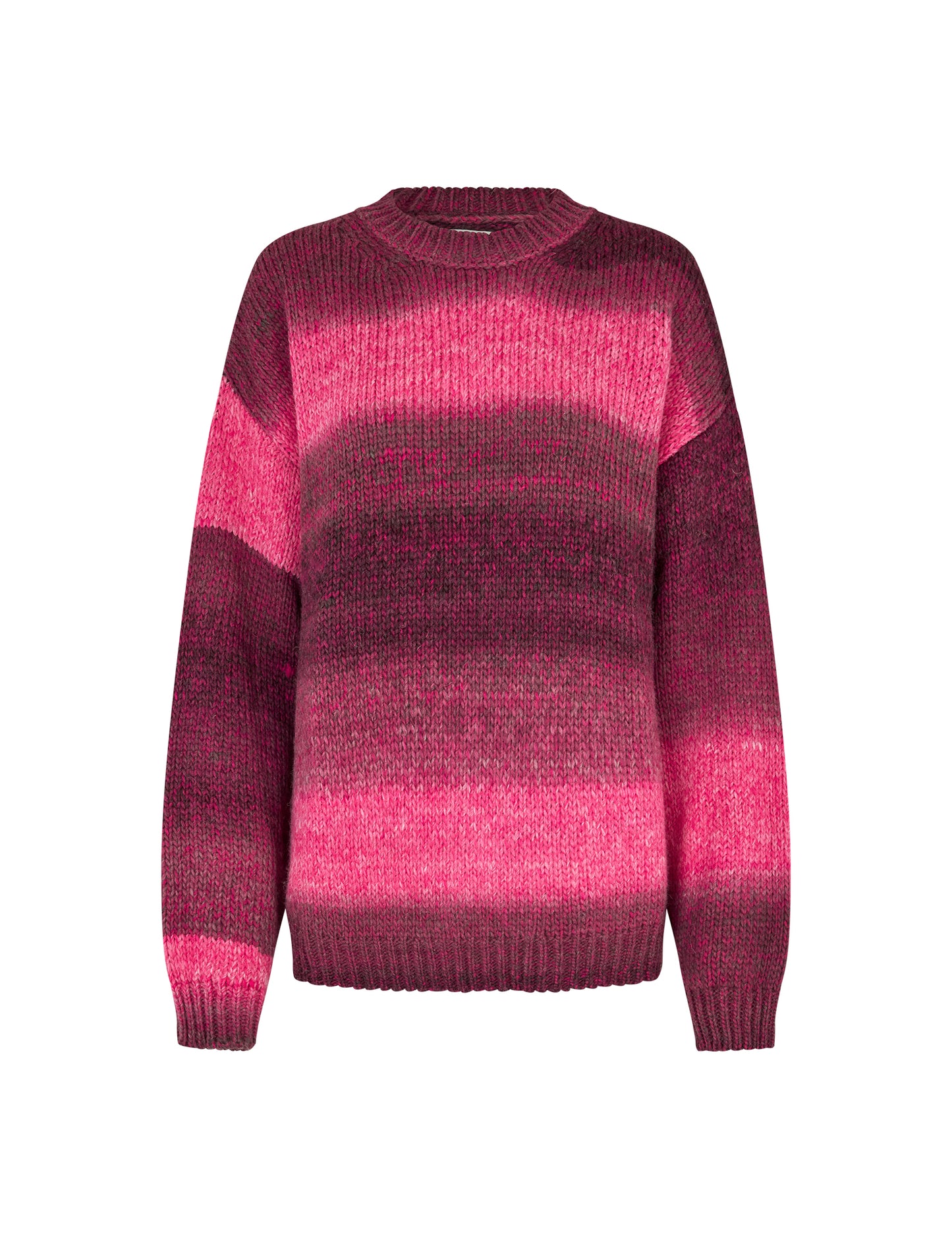 Shaded Lefty Sweater, Pink Glo Melange