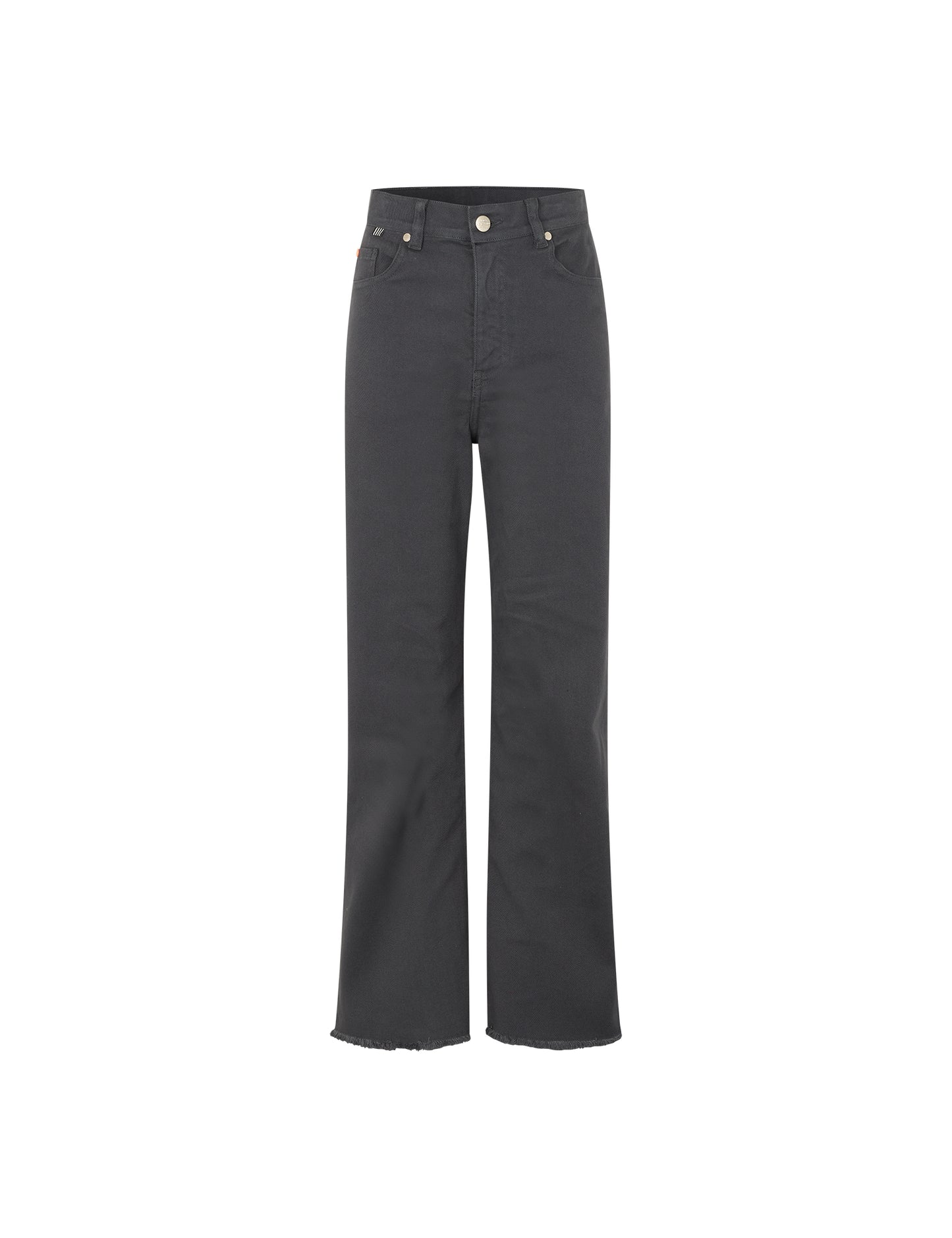 Coloured Denim Loozy Pants, Asphalt