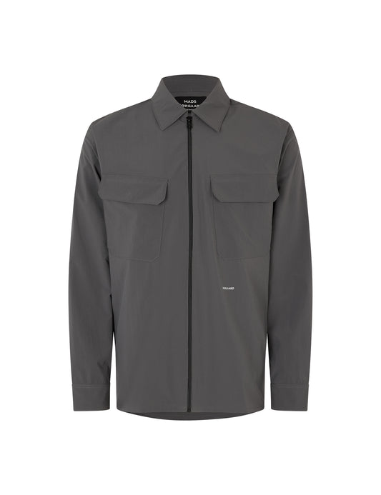 Tek Hozu Zip Shirt, Asphalt