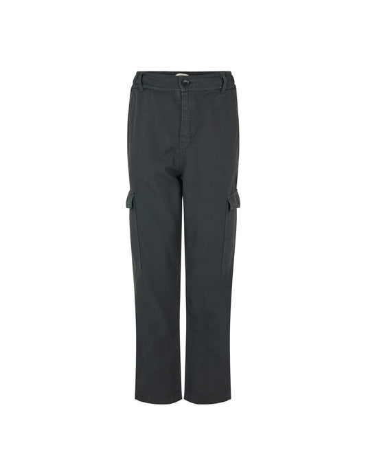 Dyed Canvas Cargoni Pants, Asphalt