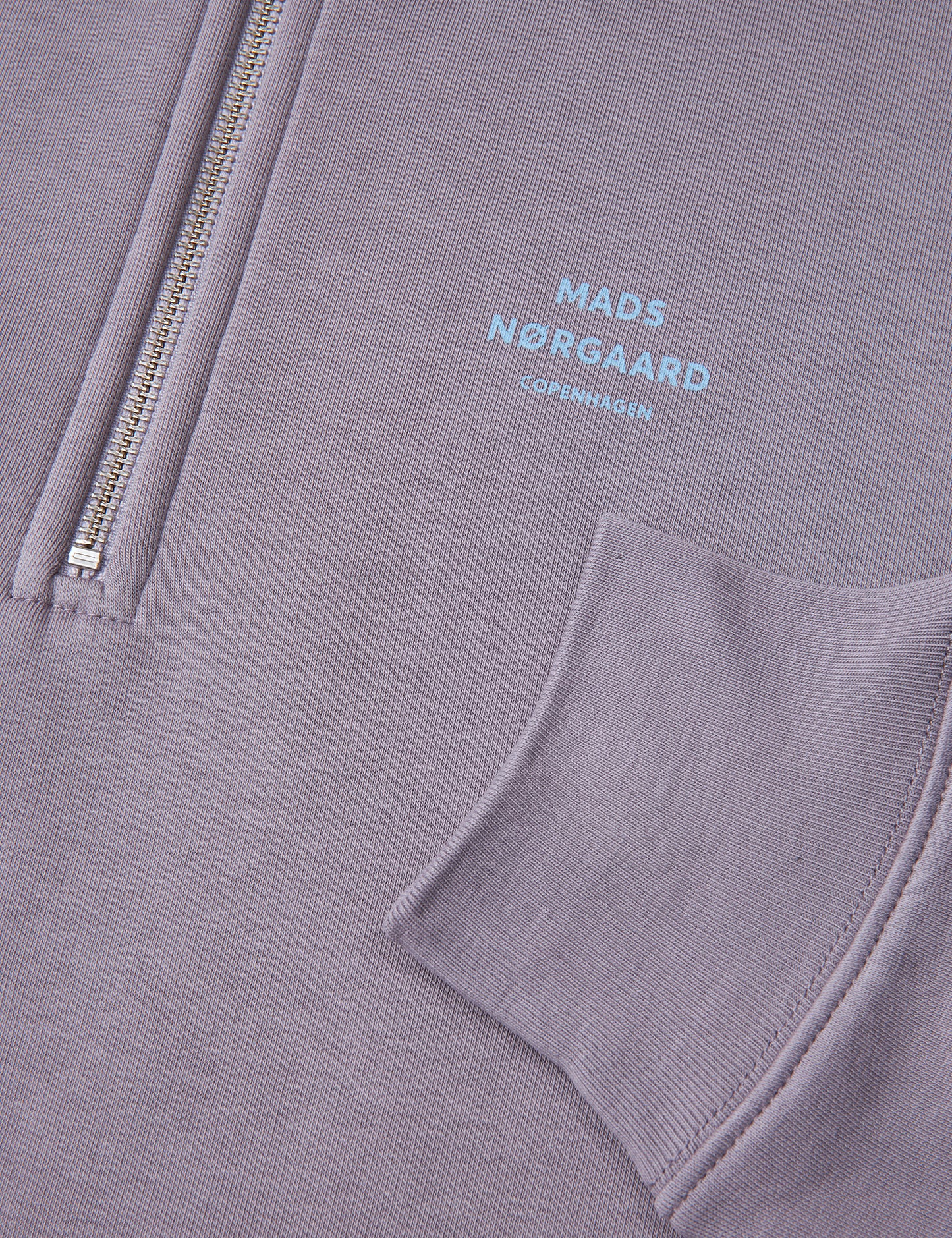 Standard Half Zip Logo Sweat, Gray Ridge