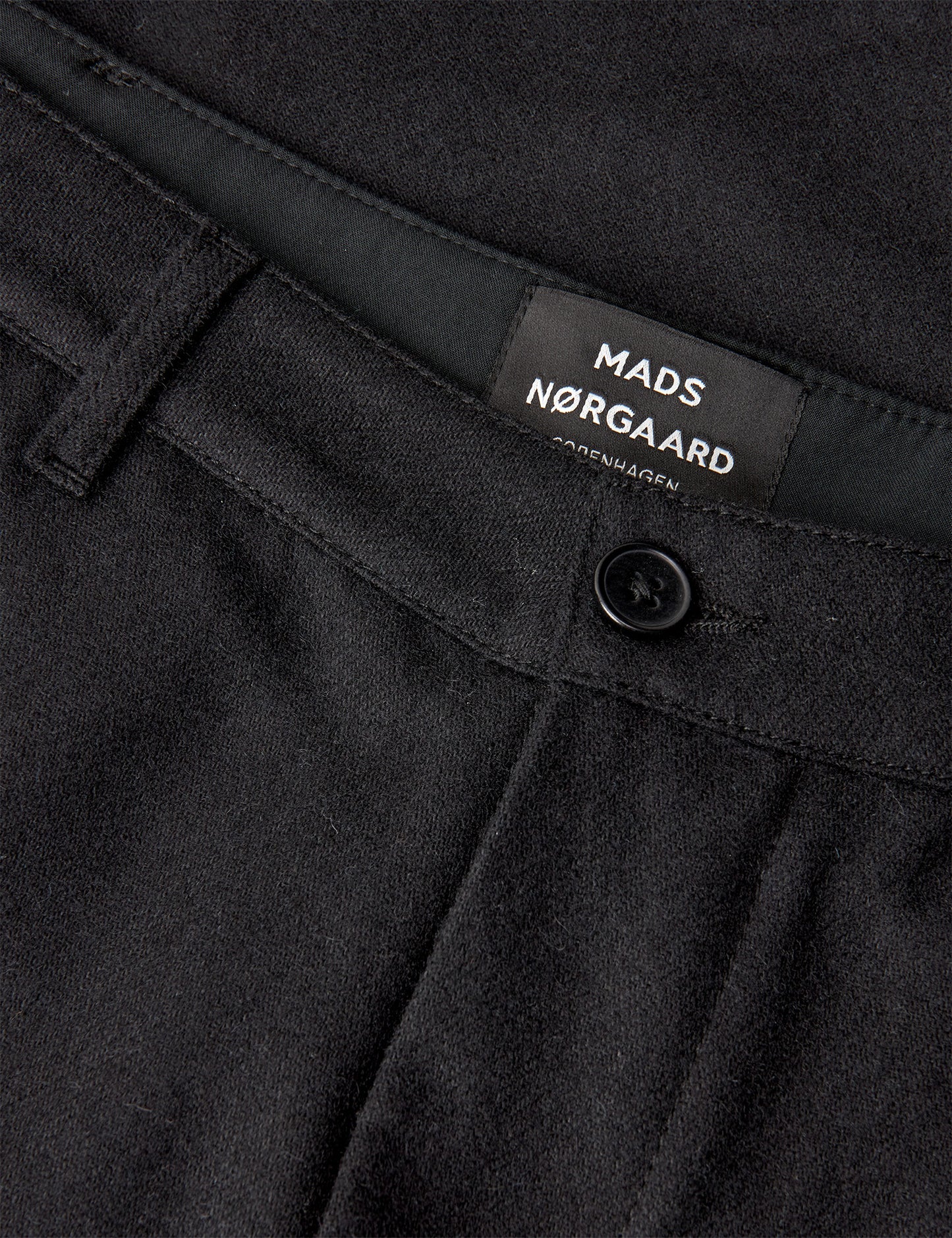 Prato Wool Walter Pants, Black