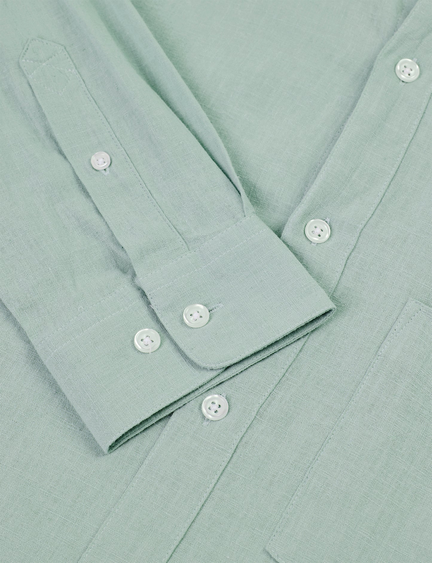 Cotton Linen Sune Shirt, Jadeite