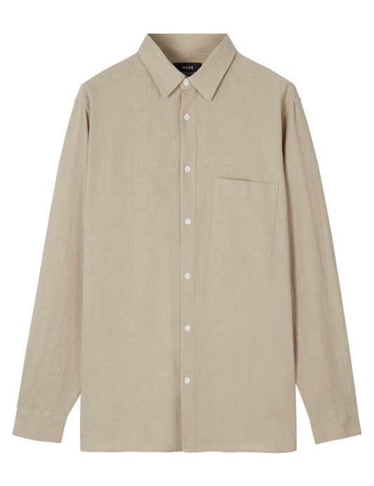 Cotton Linen Sune Shirt, Trench Coat