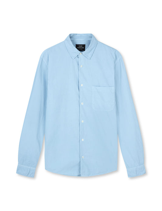 Cotton Poplin Sune Shirt, Dream Blue