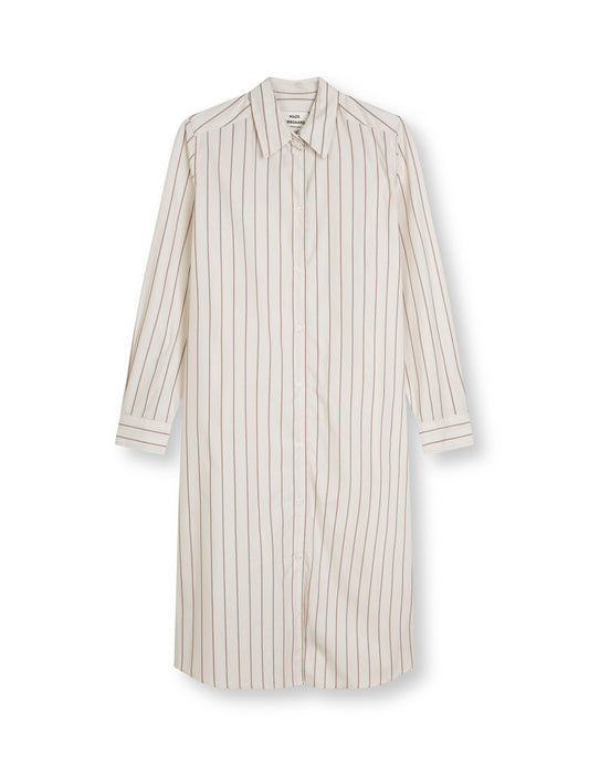 Yarpo Crissy Dress, YD Stripe/Silver Birch