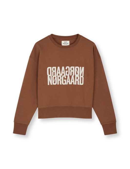 Organic Sweat Tilvina Sweatshirt, Cambridge Brown