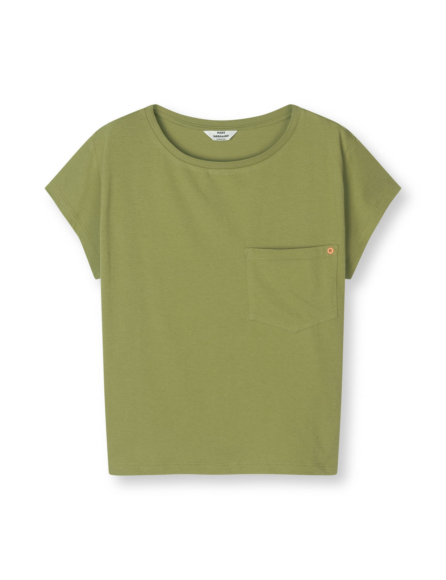 Organic Jersey Torva Tee, Mosstone