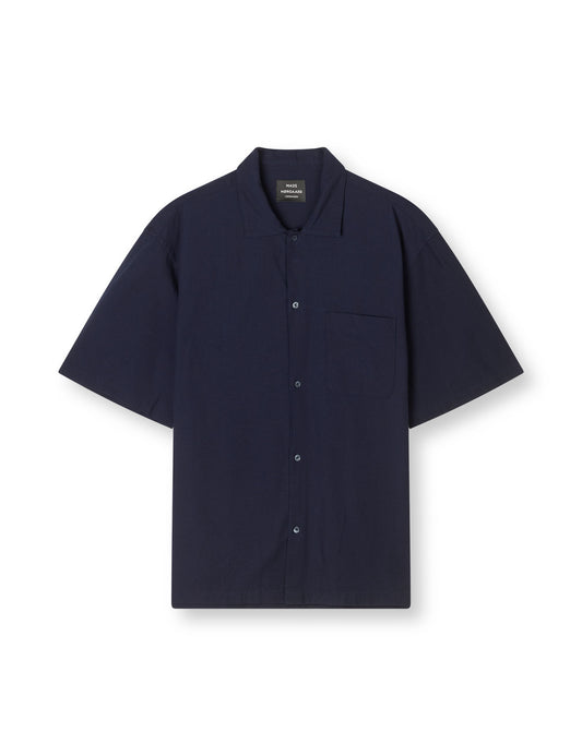 Grida Cotton Victor Shirt SS, Deep Well