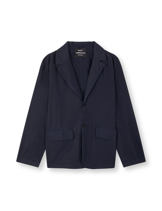 Dyed Poplin Felix Blazer, Deep Well