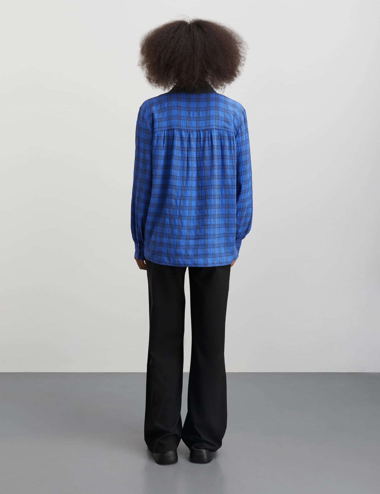 Check Pop Vina Shirt, Amparo Blue Check