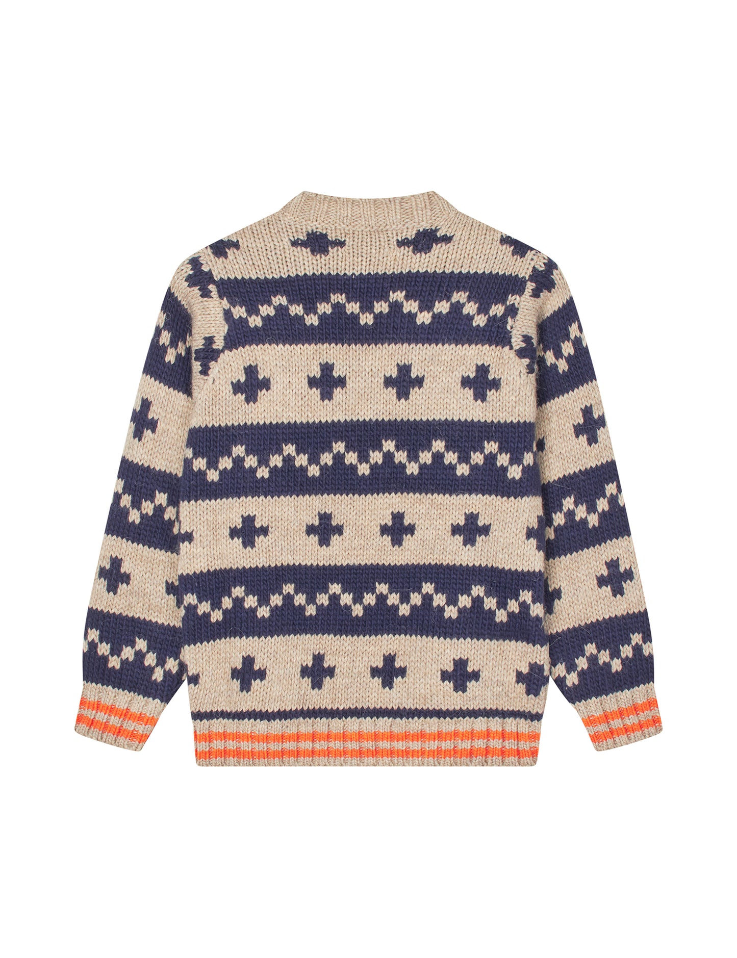 Crash Keldino Reykavik Sweater, Nature Mel/Deep Well