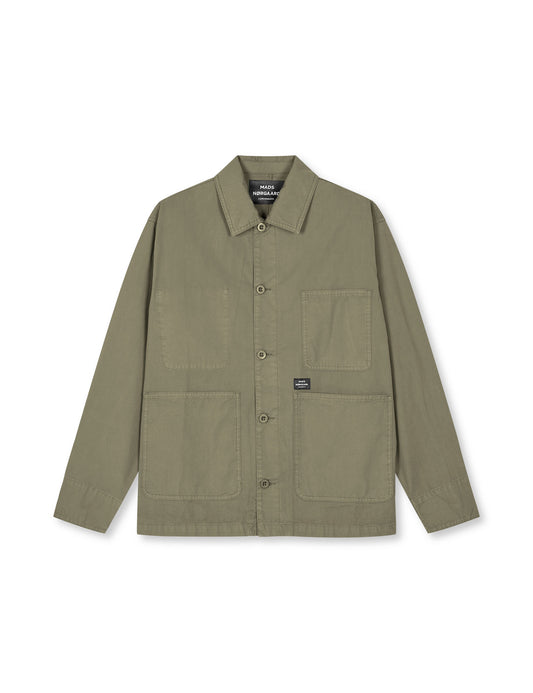 Fine Twill Chore Jacket, Silver Sage