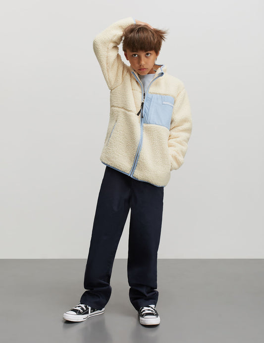 Teddy Fleece  Jeffo Jacket, Vanilla Custard