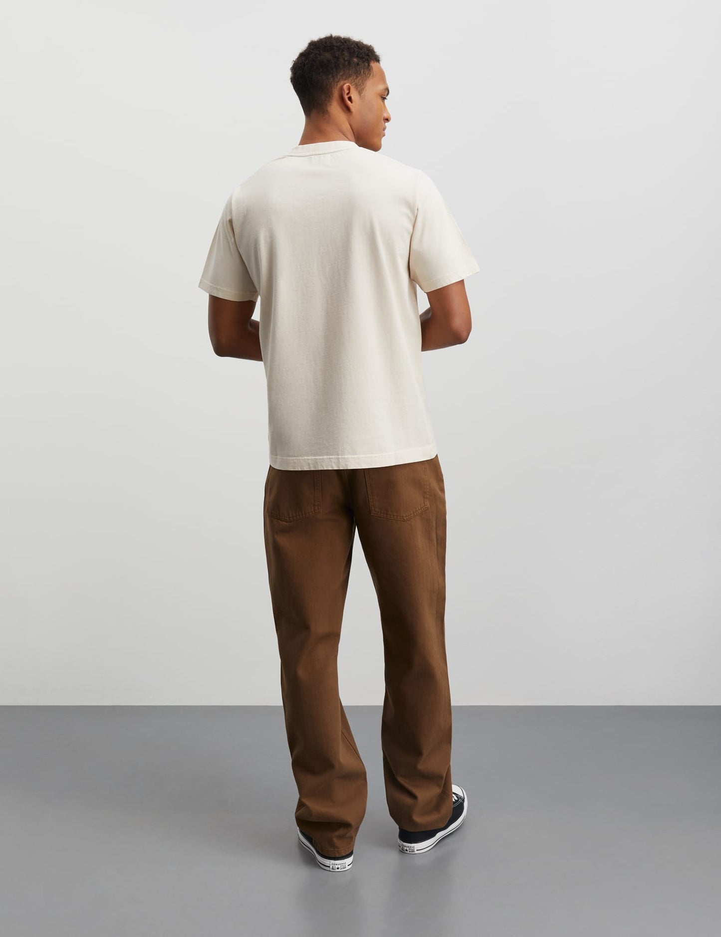 Cotton Jersey Dye Frode Tee, Vanilla Ice